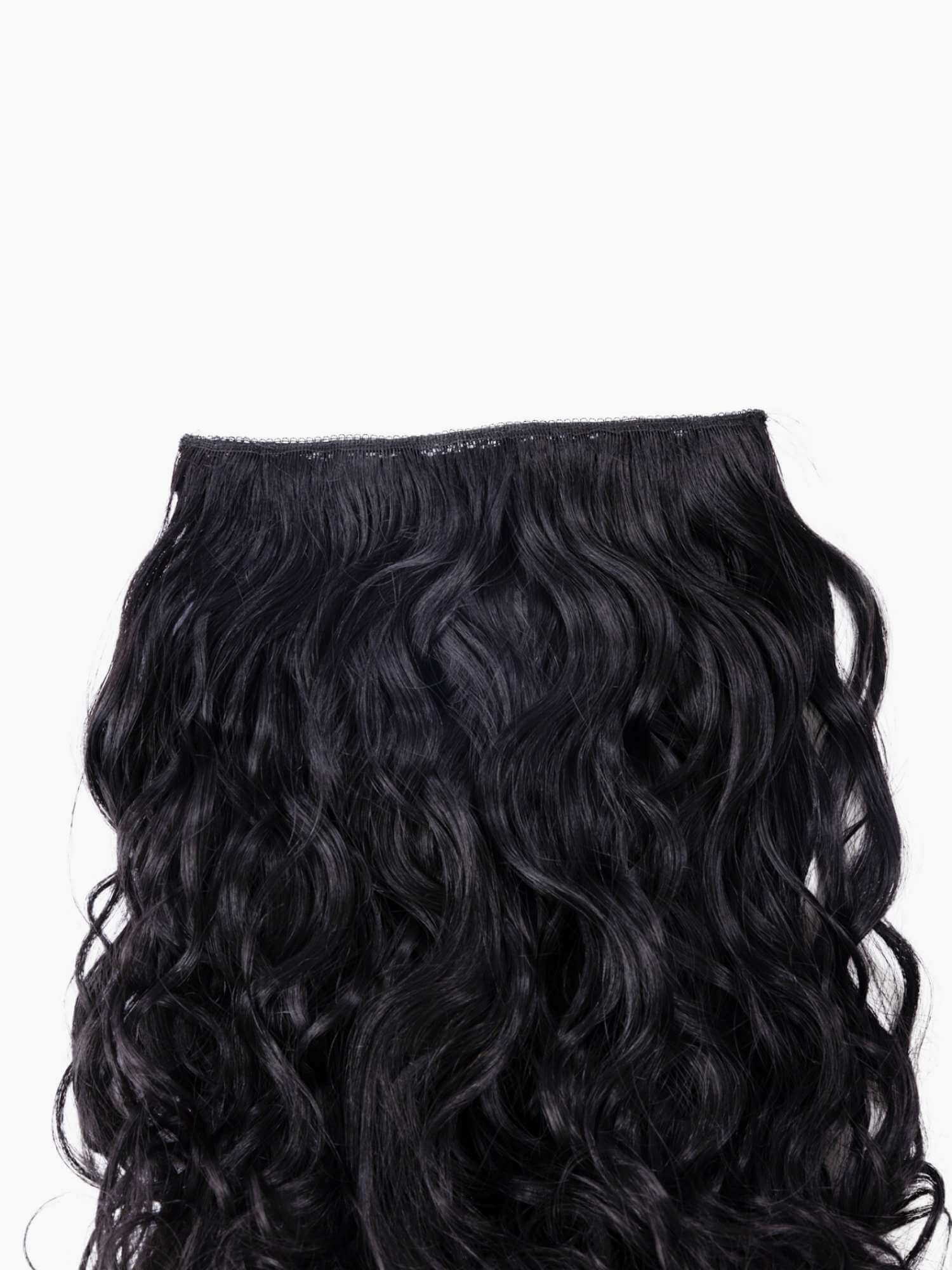 Full image of Raw Indian Hair Clip-in set wavy Extensions