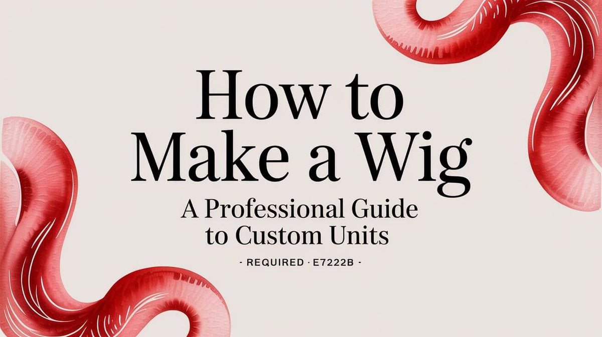 Learn how to make a wig from the best raw Indian hair extensions