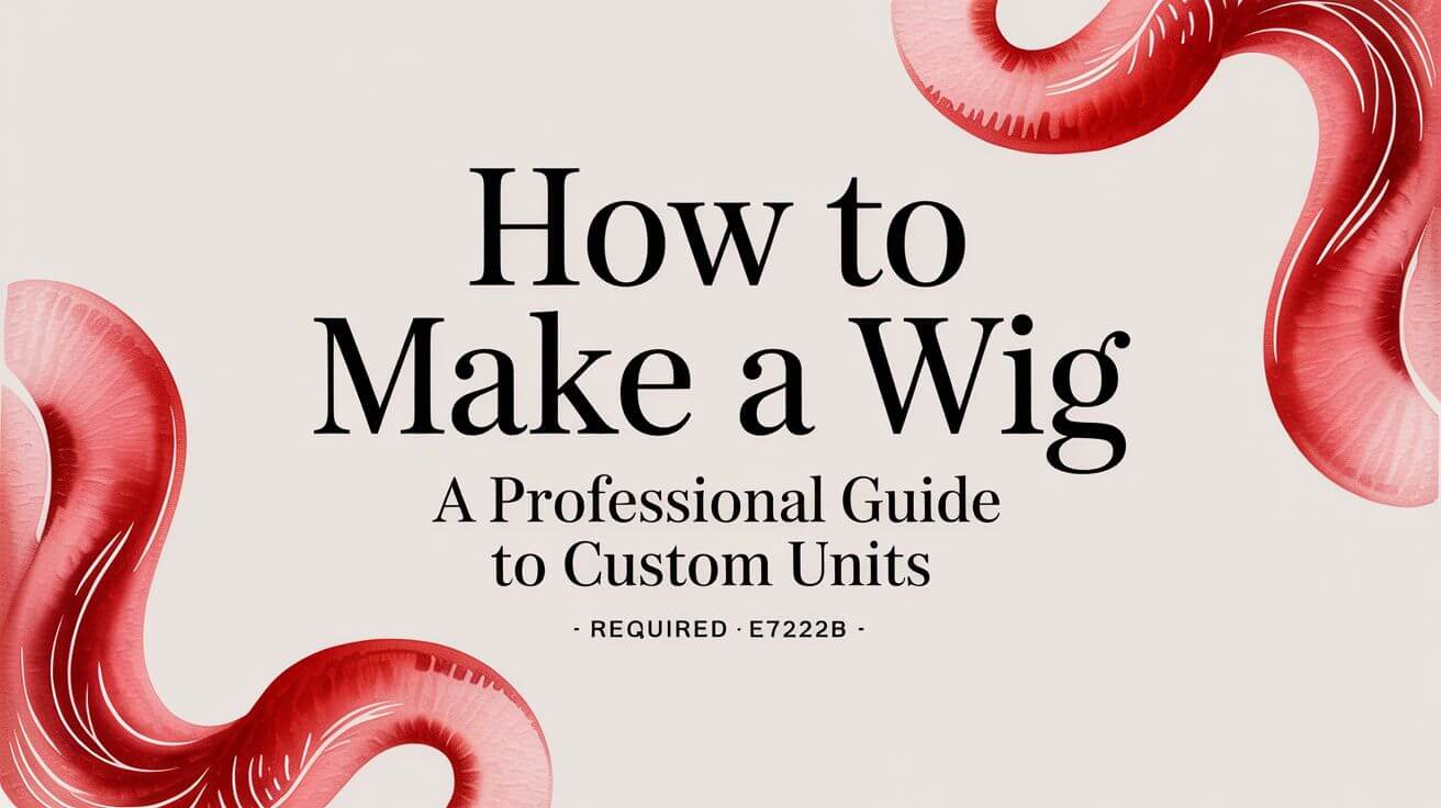 Learn how to make a wig from the best raw Indian hair extensions