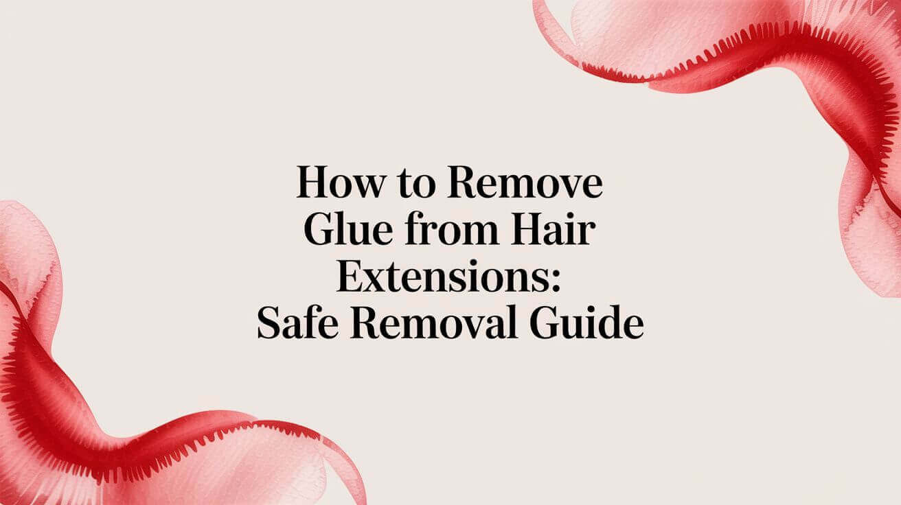 How to Remove Glue from Hair Extensions: A Safe At-Home Guide