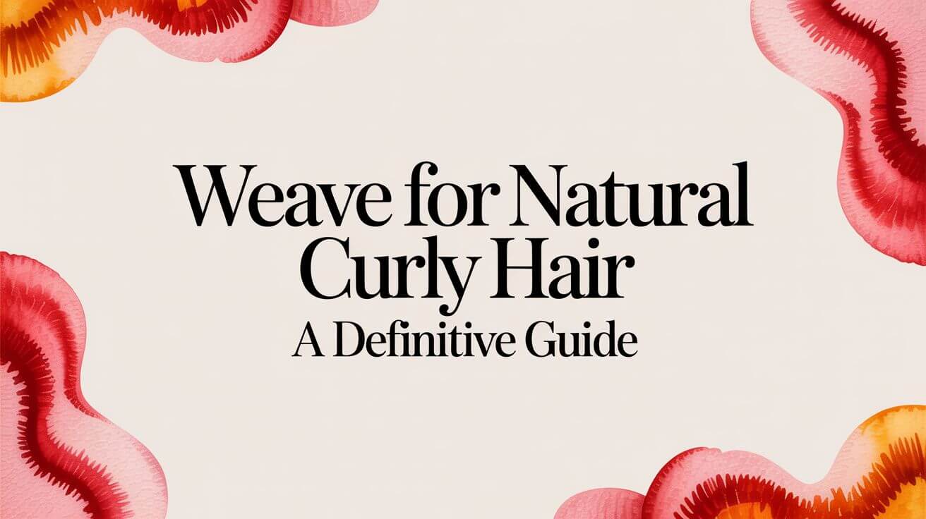 Weave for Natural Curly Hair a Definitive Guide