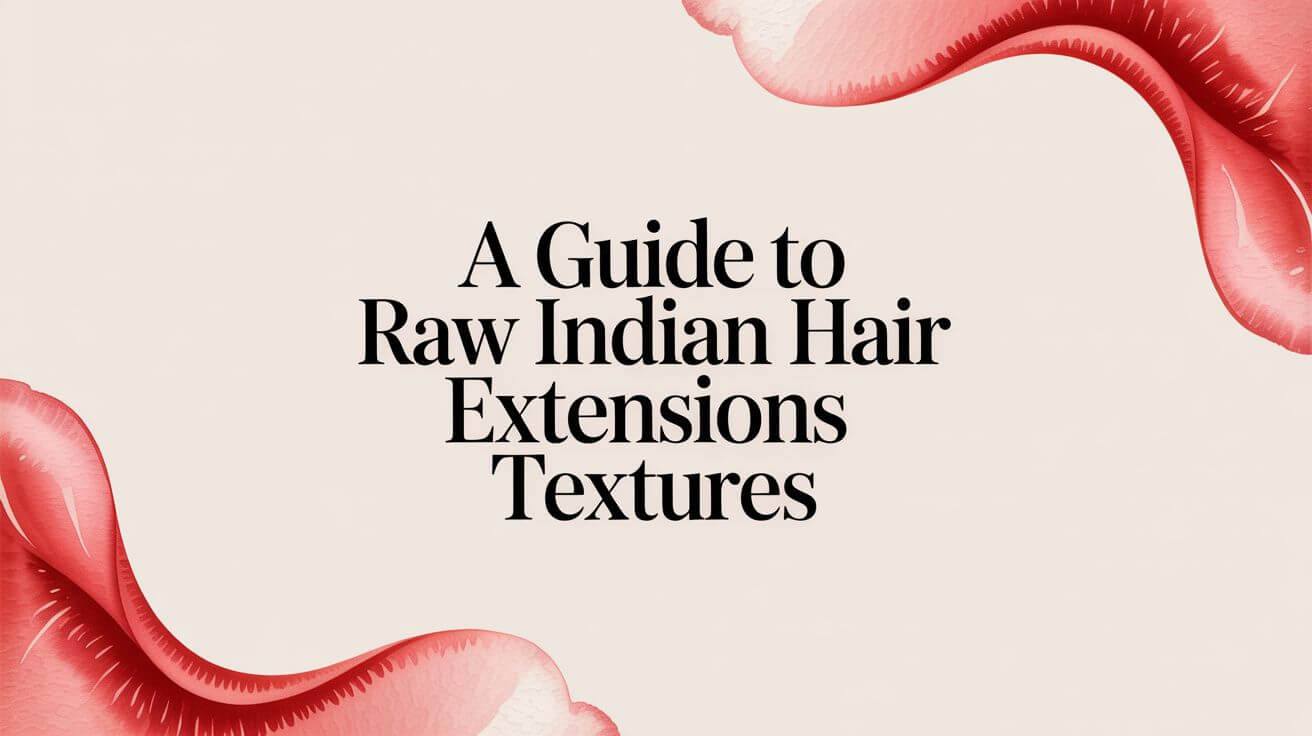 A Guide to Raw Indian Hair Extensions Textures