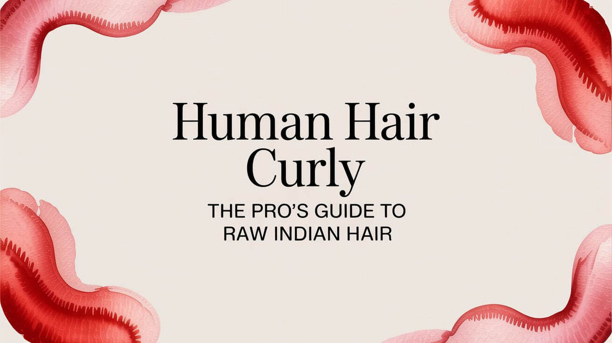 Curly Human Hair infographic 