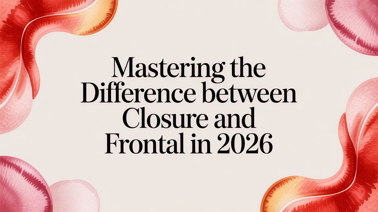 Mastering the Difference Between Closure and Frontal in 2026