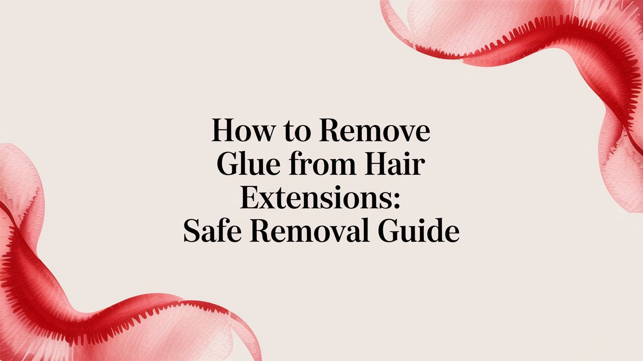 How to Remove Glue from Hair Extensions: A Safe At-Home Guide