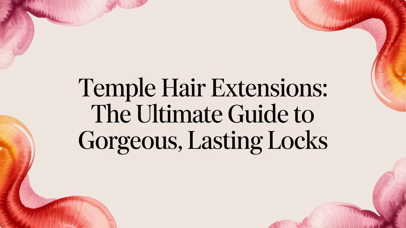 Temple hair extensions: The Ultimate Guide to Gorgeous, Lasting Locks