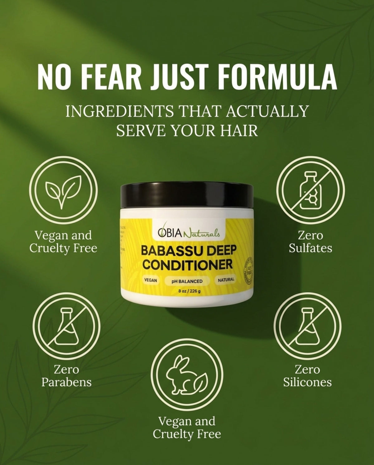 OBIA Naturals Babassu Deep Conditioner — Protein-Free for Dry, Curly Hair