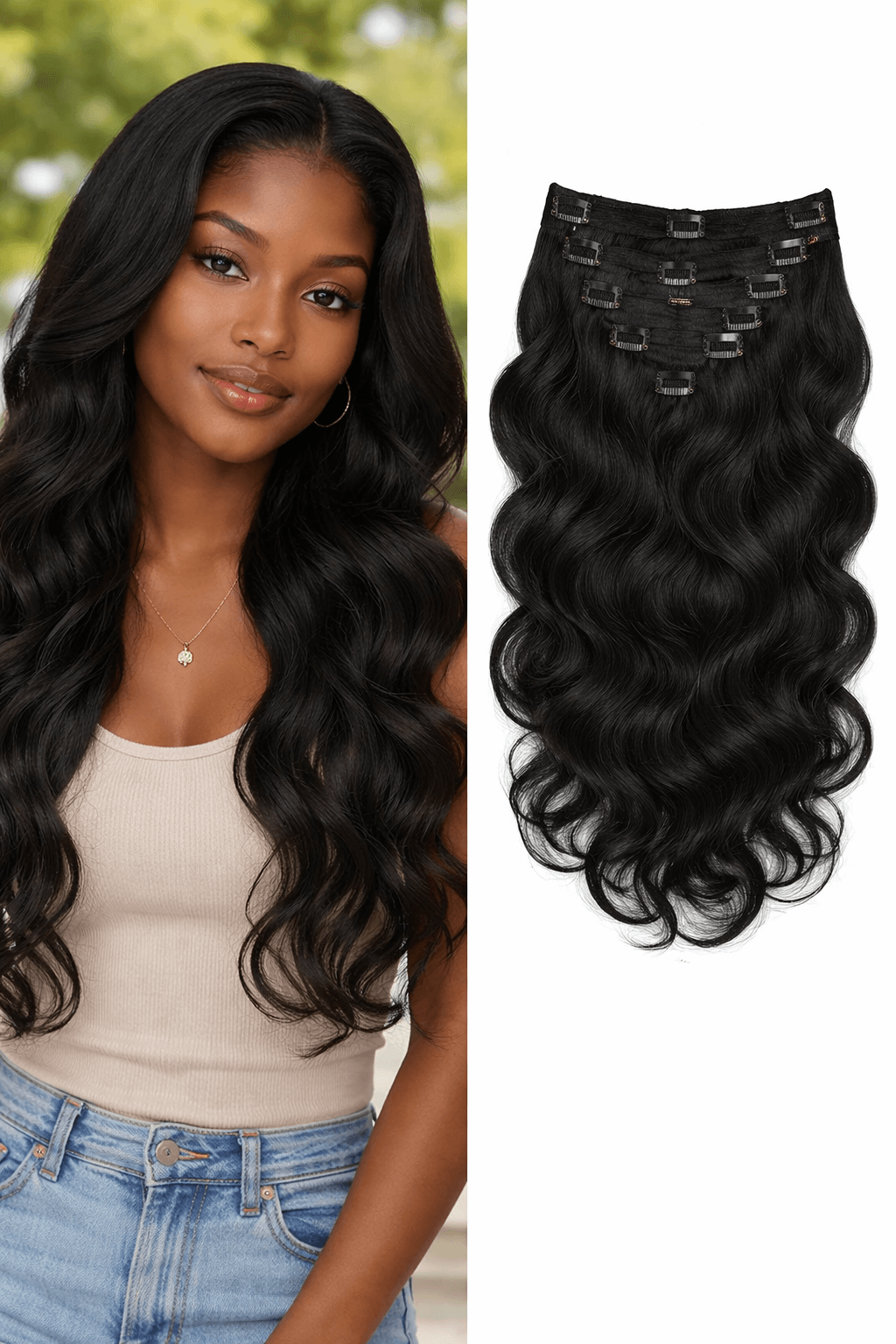 Premium Curly Raw Indian Hair Clip-ins with Express US Shipping