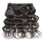 Raw Indian Hair Bundles featuring luxurious wavy texture, 100% unprocessed Human Hair, ideal for quality extensions.
