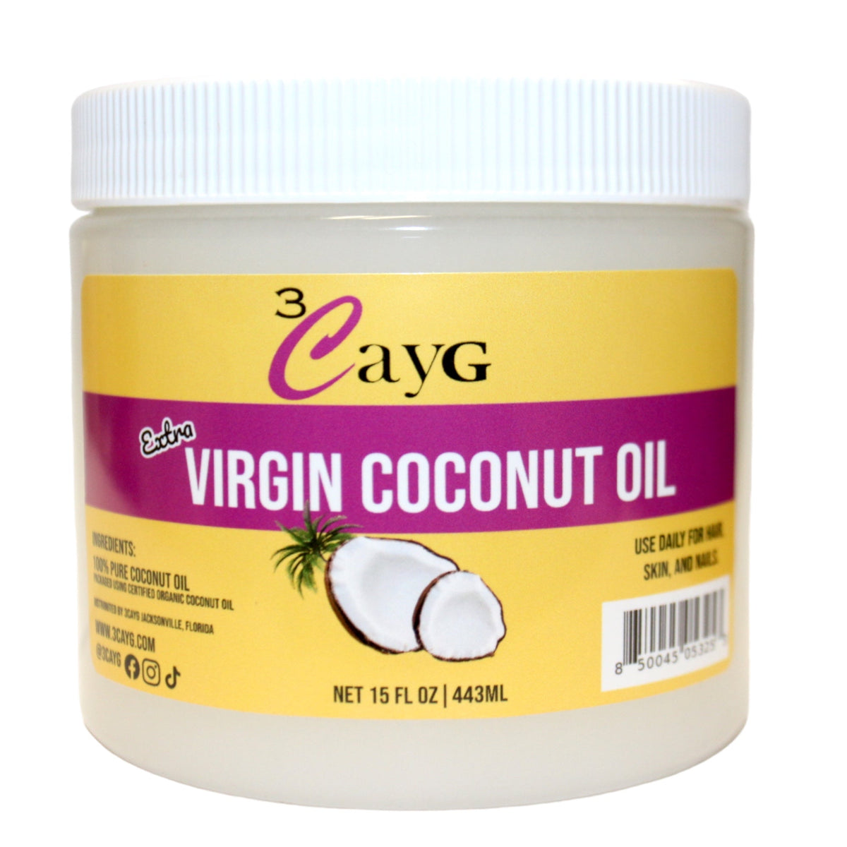 3CayG Extra Virgin Coconut Oil