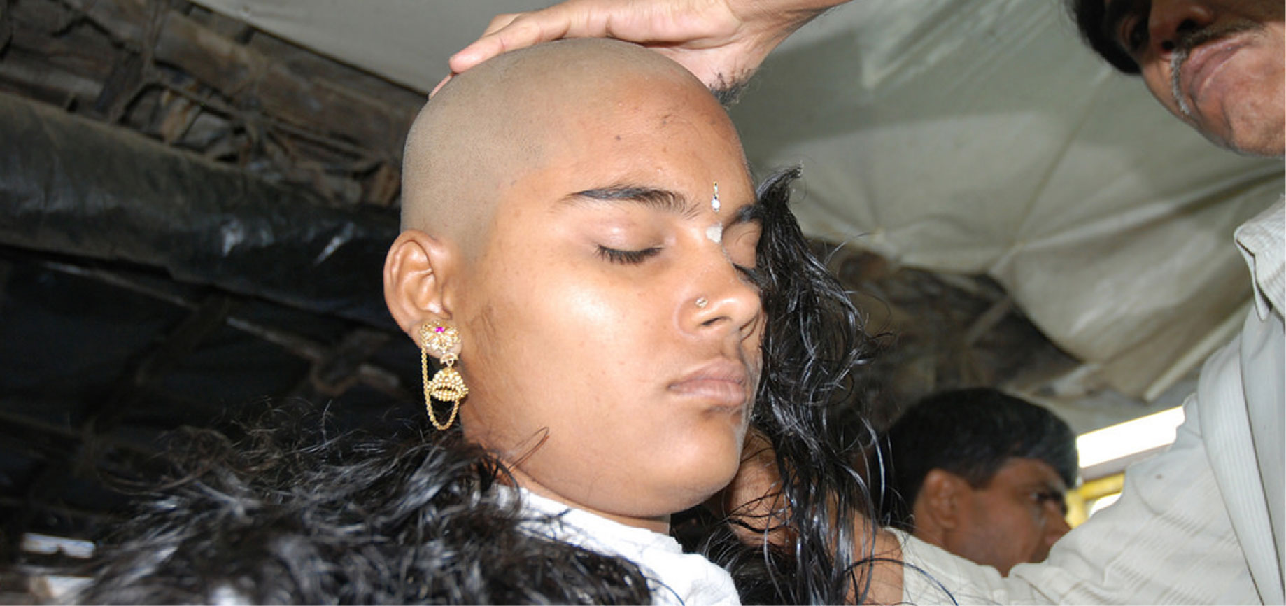 Raw Indian Hair weaves from Indian temples