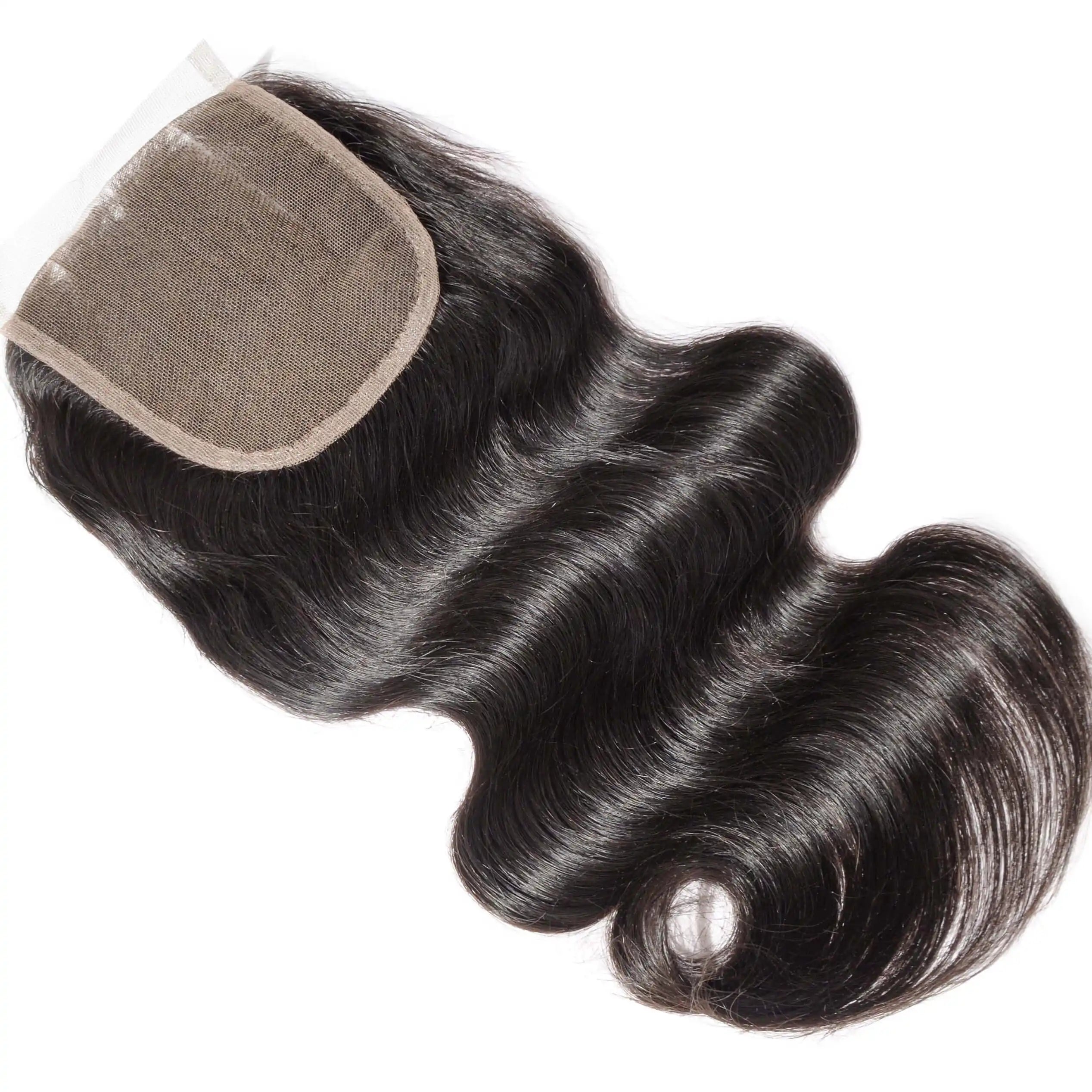 Raw Indian Hair Closures 4 X 4 size