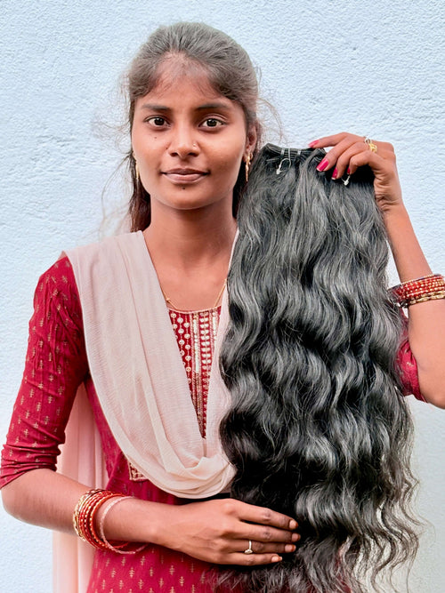 Shop Wavy Raw Indian Hair Bundles in USA