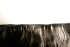 Close up of wefts on raw Indian hair Extensions for you to buy online