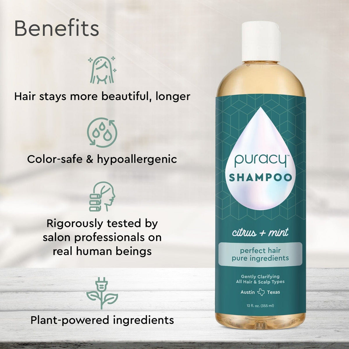 Puracy Sulfate-Free Shampoo (Paraben & Silicone-Free)