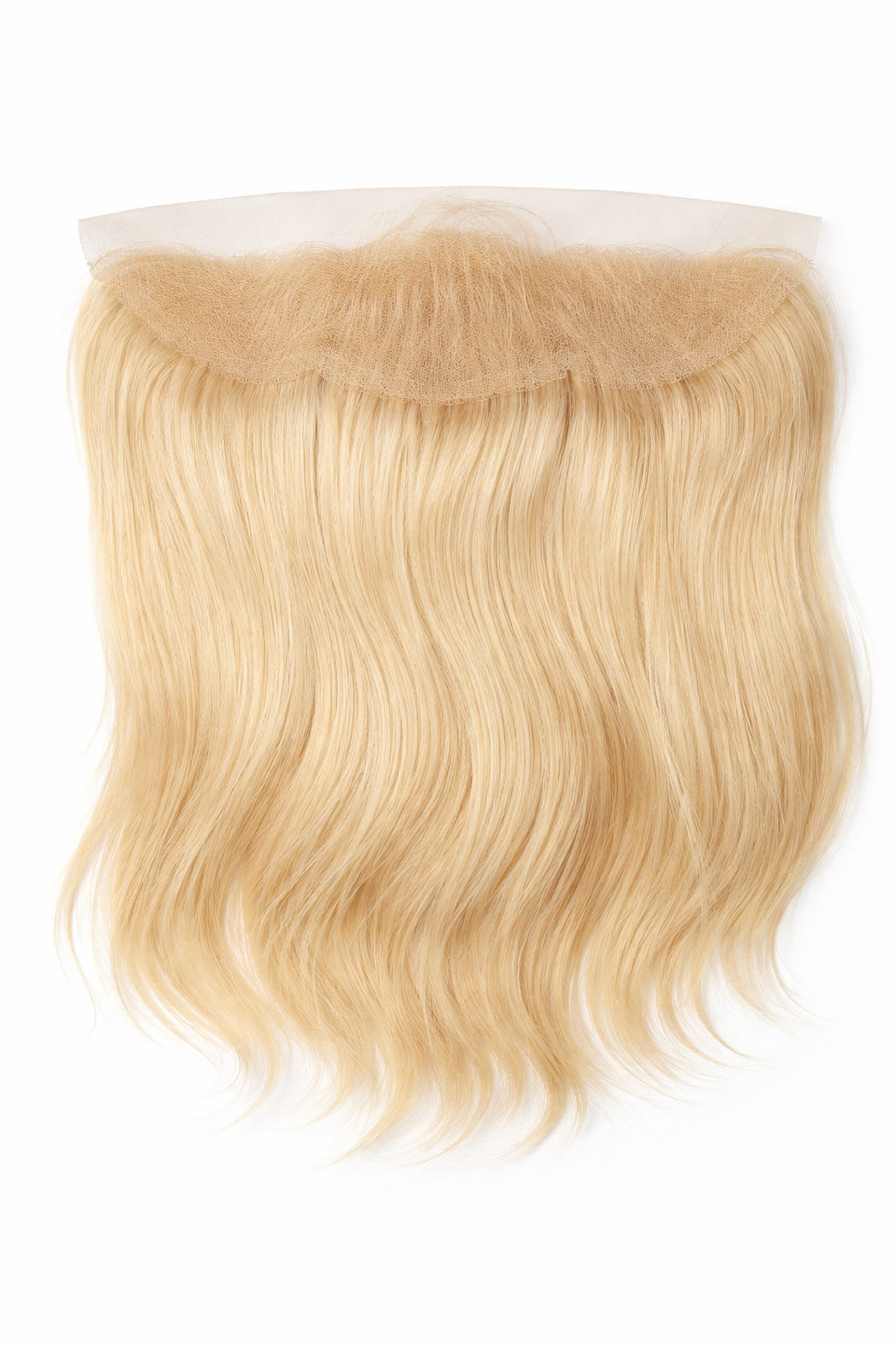 Luxury 13x4 613 Blonde Raw Indian Hair frontal in a soft body wave texture.