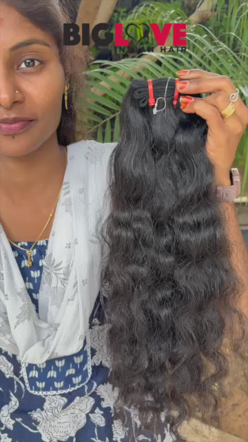 Buy Raw Indian Curly Hair Bundles - Natural Black Curly