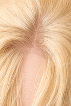 High-definition transparent lace 613 Blonde Wavy Raw Indian frontal for seamless blending.