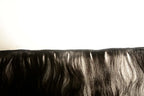 Close-up of BigLove Straight Raw Indian Hair, highlighting the natural high-shine luster and smooth, cuticle-aligned strands that prevent tangling.